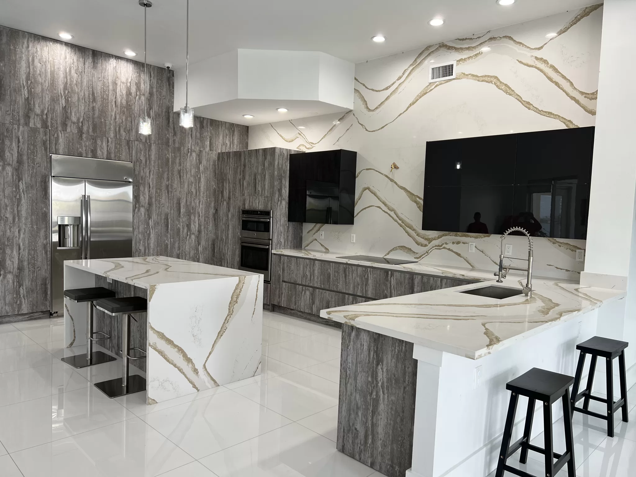 Contemporary Luxury Kitchen Remodel by R.F Custom Inc. — Project 1 project photo